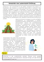 Vorschau - Arbeitsblätter - Gentechnik in der Landwirtschaft: CRISPR & Pflanzen Züchtung - Seite 1