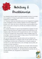 Vorschau - Mal- und Bastelvorlagen - Wimmelbild Adventskalender - 24 Rätsel - Weihnachten (Klasse 4-6) - Seite 1