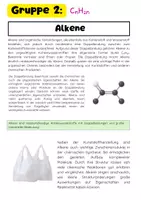 Vorschau - Arbeitsblätter - Organische Stoffklassen Gruppenarbeit Alkane, Alkene, Alkohole, Carbonsäuren - Seite 3