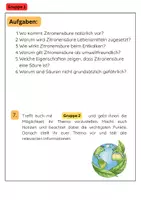 Vorschau - Arbeitsblätter - Säuren & Basen im Alltag Gruppenarbeit Zitronensäure, Natron, Magensäure & Ammoniak - Seite 2
