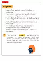 Vorschau - Arbeitsblätter - Philosophische Richtungen: Idealismus, Realismus, Existenzialismus, Stoizismus - Seite 2