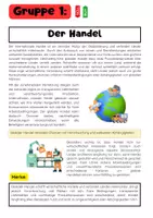 Vorschau - Arbeitsblätter - Globalisierung Gruppenarbeit: Handel, Kultur, Umwelt, Arbeit - Seite 1