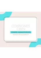 Vorschau - Arbeitsblätter - Französischunterricht Verben üben "consignes" - Deckblatt