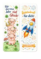 Vorschau - Mal- und Bastelvorlagen - Lesezeichen Neujahr zum Gestalten und Verschenken - Seite 3