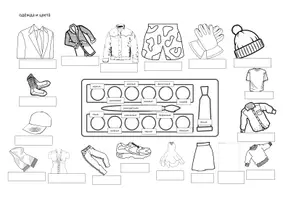 Vorschau - Arbeitsblätter - Одежда и цвета - Materialpaket zum Beschreiben von Personen - Seite 3