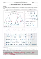 Vorschau - Stundenentwürfe - Oberstufe Mathe Bernoulli-Experimente und Bernoulli-Ketten - Seite 1
