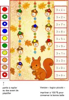 Aperçu - Apprentissages en autonomie - Fiches Logicos des tables d'addition - Page 3