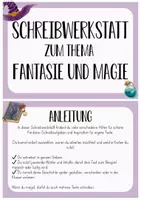 Vorschau - Stationenlernen - Schreibwerkstatt für kreative Texte - Fantasie und Magie - Seite 2