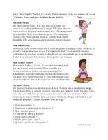 Vorschau - Text - Ma famille Lecture: Meine Familie Französische Lesung - Deckblatt