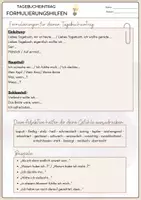 Vorschau - Arbeitsblätter - Tagebucheintrag schreiben - Übung Deutsch - Seite 2