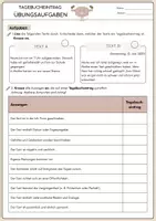 Vorschau - Arbeitsblätter - Tagebucheintrag schreiben - Übung Deutsch - Seite 3