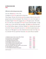 Vorschau - Arbeitsblätter - A Trip to New York: Past Tense Verbs English Reading (Englisch) - Seite 2