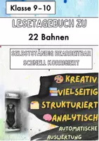 Vorschau - Unterrichtsreihen - 22 Bahnen Lesetagebuch - Deckblatt