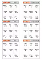 anteprima - Esercizi - BINGO DELLE 4 OPERAZIONI - Pagina 2