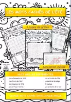 Aperçu - Fiches - Mots mêlés de l'été : trouver les mots cachés - Page 1