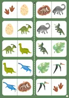 Vorschau - Spiele - Dinosaurier Legespiel - Deckblatt