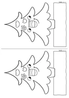 Vorschau - Mal- und Bastelvorlagen - Kleine Winter-Monsterchen - Bastelvorlagen ❄️, ☃️, ⭐️ & 🎄 Schneemann - Seite 3