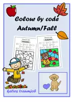 Vorschau - Arbeitsblätter - Colour by code: Autumn/Fall - Deckblatt