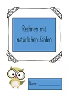 Vorschau - Arbeitsblätter - Arbeitsheft Grundrechenarten 5. Klasse - Deckblatt