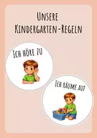 Vorschau - Fördermaterial/Inklusion - Kartenpaket Kindergarten: Regeln, Emotionen, Selbstständigkeit, Konflikte, Grenzen & Körper - Seite 1
