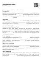 Vorschau - Arbeitsblätter - Diakonie und Caritas (Lückentext und Übungen) - Deckblatt