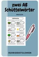Vorschau - Arbeitsblätter - Schüttelwörter Lesen Schreiben - Deckblatt