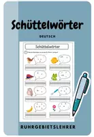Vorschau - Arbeitsblätter - Schüttelwörter Lesen Schreiben - Deckblatt