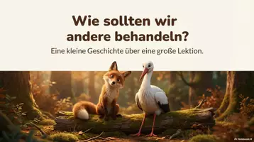 Vorschau - Unterrichtsreihen - Der Fuchs und der Storch - Fabel | 3D-Bilderpräsentation, Lesetext, Leseverständnis und Sozialkompetenz (mit Lösungen) - Seite 2