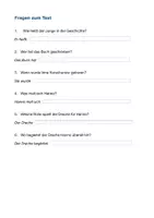 Vorschau - Stundenentwürfe - Lesebegleitheft Hanno malt sich einen Drachen Deutsch Lesen Klasse 3/4 - Seite 2