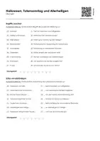 Vorschau - Arbeitsblätter - Halloween, Totensonntag und Allerheiligen (Lückentext und Übungen) - Seite 2
