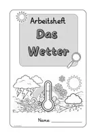 Vorschau - Arbeitsblätter - Arbeitsheft Wetter Klasse 3/4 - Seite 1