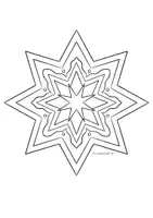 Vorschau - Mal- und Bastelvorlagen - Wintersterne ⭐ Stern- & Mandala-Vorlagen zum Ausmalen | Winter - Seite 3