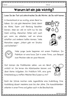 Vorschau - Arbeitsblätter - Leseübung über Berufe /DaZ&DaF/A1-A2 - Seite 1