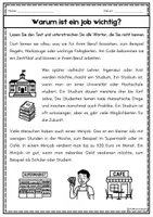 Vorschau - Arbeitsblätter - Leseübung über Berufe /DaZ&DaF/A1-A2 - Seite 2