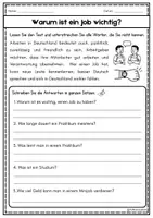 Vorschau - Arbeitsblätter - Leseübung über Berufe /DaZ&DaF/A1-A2 - Seite 3