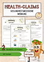 Vorschau - Arbeitsblätter - Health Claims - Gesundheitsbezogene Werbung - Deckblatt