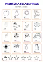 anteprima - Esercizi - ESERCIZI DI GRAMMATICA INSERISCI LA SILLABA FINALE - Pagina 2
