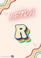 Vista previa - Tarjetas / Manipulativos - LETRA R - Portada
