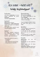 Vorschau - Spiele - Ich habe – wer hat? Winter-Wortschatzspiel | Sprachförderung Kindergarten - Seite 1