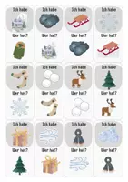 Vorschau - Spiele - Ich habe – wer hat? Winter-Wortschatzspiel | Sprachförderung Kindergarten - Seite 2