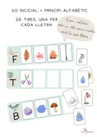 Vista previa - Tarjetas / Manipulativos - Consciència fonològica so inicial. CATALÀ. - Portada