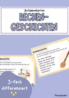 Vorschau - Arbeitsblätter - Rechengeschichten 3-fach-differenziert - Deckblatt