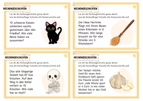 Vorschau - Arbeitsblätter - Rechengeschichten 3-fach-differenziert - Seite 1