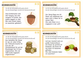 Vorschau - Arbeitsblätter - Rechengeschichten 3-fach-differenziert - Seite 3