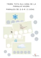 Vista previa - Juegos / Gamificación - TROBA TOTS ELS SONS DE LA PARAULA (hivern) - Portada