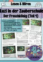 Vorschau - Unterrichtsreihen - Lesen, Hören & Malen – Luzi in der Zauberschule | Teil 4: Das Geheimnis des Froschkönigs - Seite 1
