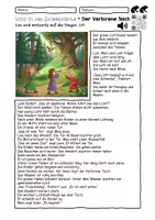 Vorschau - Stationenlernen - Lesen Verstehen und Hören - Luzi in der Zauberschule Teil 3 - Seite 3