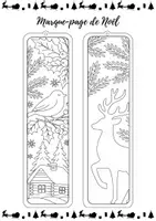 Aperçu - Feuilles d'exercices - 22- Marque-page de Noël - Page 1