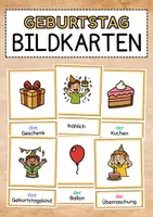 Vorschau - Fördermaterial/Inklusion - GEBURTSTAG (Wort- und Bildkarten - DAF/DAZ) - Deckblatt