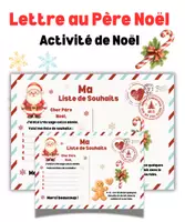 Aperçu - Fiches - Lettre au Père Noël | Activité de Noël - Page 2